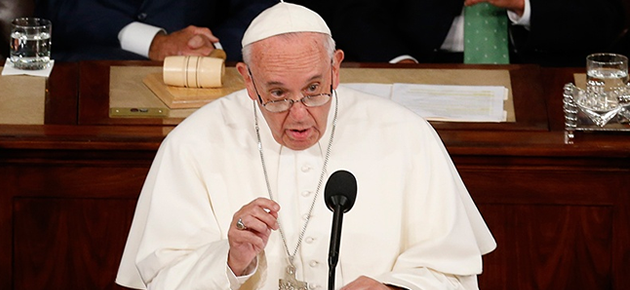 In Washington, Pope Francis Calls for Social and Economic Justice