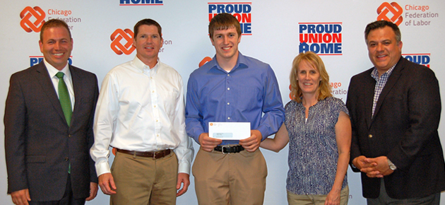 Funeral Member’s Son Earns Chicago Federation of Labor Scholarship