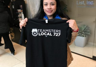 PHOTOS: Local 727 Membership Called to Rally for Immigrants, Workers on May Day