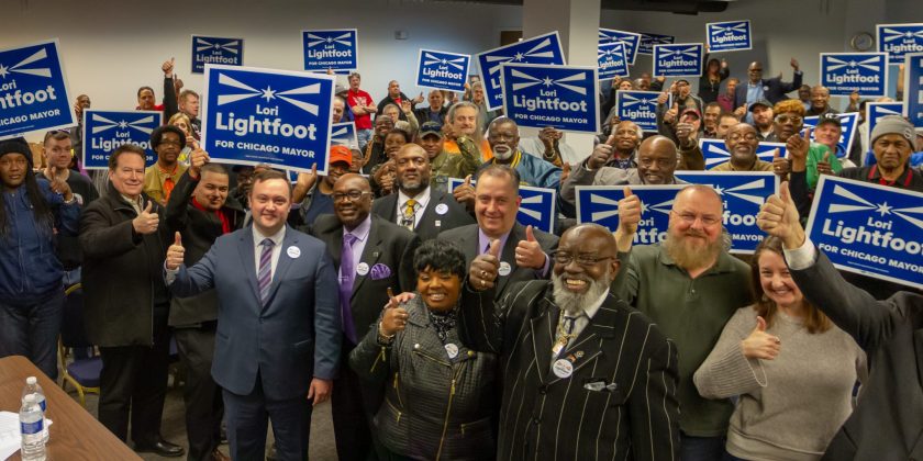 PHOTOS: At March Meeting, Local 727 Members Enthusiastically Applaud Endorsement of Lori Lightfoot for Mayor