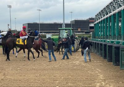 Local 727 Members at Hawthorne Race Course Make Opening Day a Success
