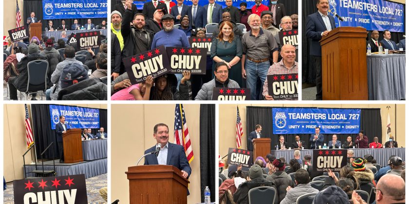 Teamsters Local 727 Endorses Chuy Garcia for Mayor of Chicago