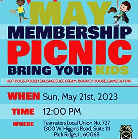 Picnic following May Membership Meeting