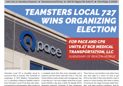 Read the Local 727  Winter 2024  Edition Member Newsletter Now!